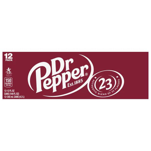 Dr Pepper Dr Pepper Soda, 12 Pack 12 x 12 fl. oz. bulk pack available from Crabtree Supply. Fast local delivery and nationwide shipping.