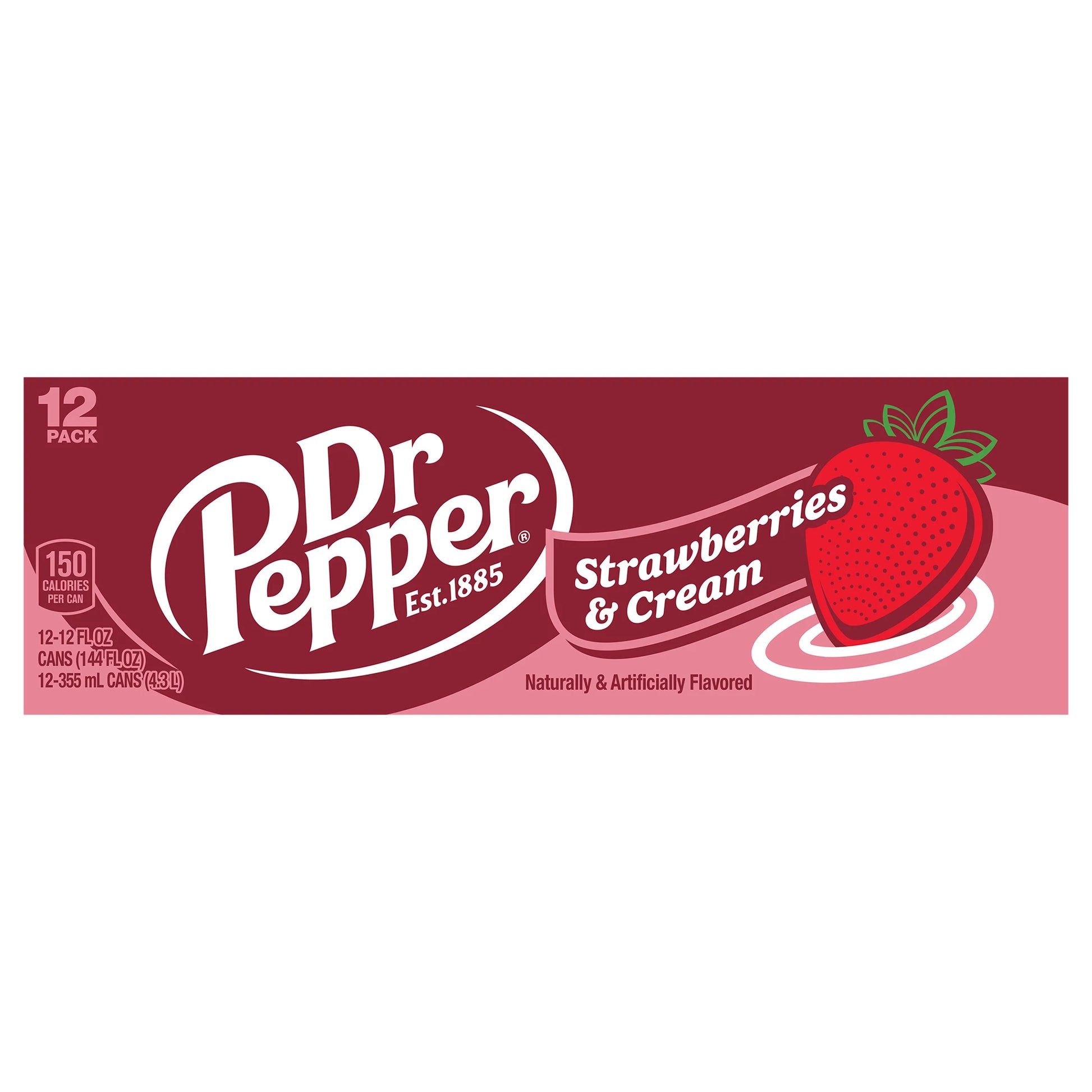Dr Pepper Soda, Strawberries & Cream, 12 Pack 12 x 12 fl. oz. bulk pack available from Crabtree Supply. Fast local delivery and nationwide shipping.
