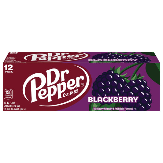 Dr Pepper Blackberry Soda 144 fl. oz. bulk pack available from Crabtree Supply. Fast local delivery and nationwide shipping.