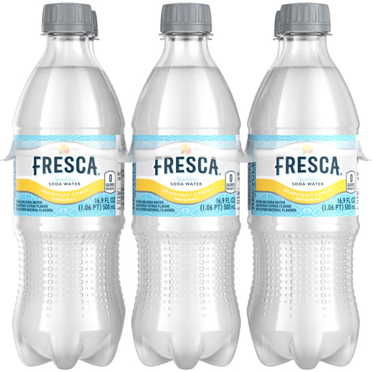 Fresca Citrus Soda Bottles 6 x 16.9 fl. oz. bulk pack available from Crabtree Supply. Fast local delivery and nationwide shipping.
