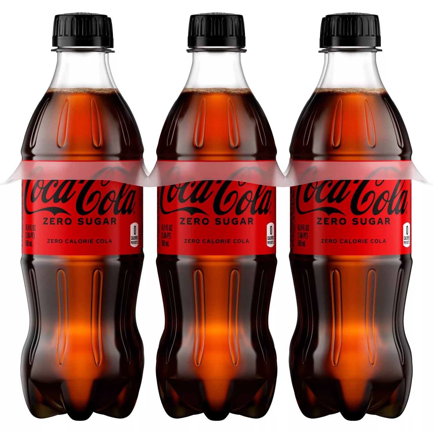 Coca-Cola Zero Sugar Soda Bottles 6 x 16.9 fl. oz. bulk pack available from Crabtree Supply. Fast local delivery and nationwide shipping.