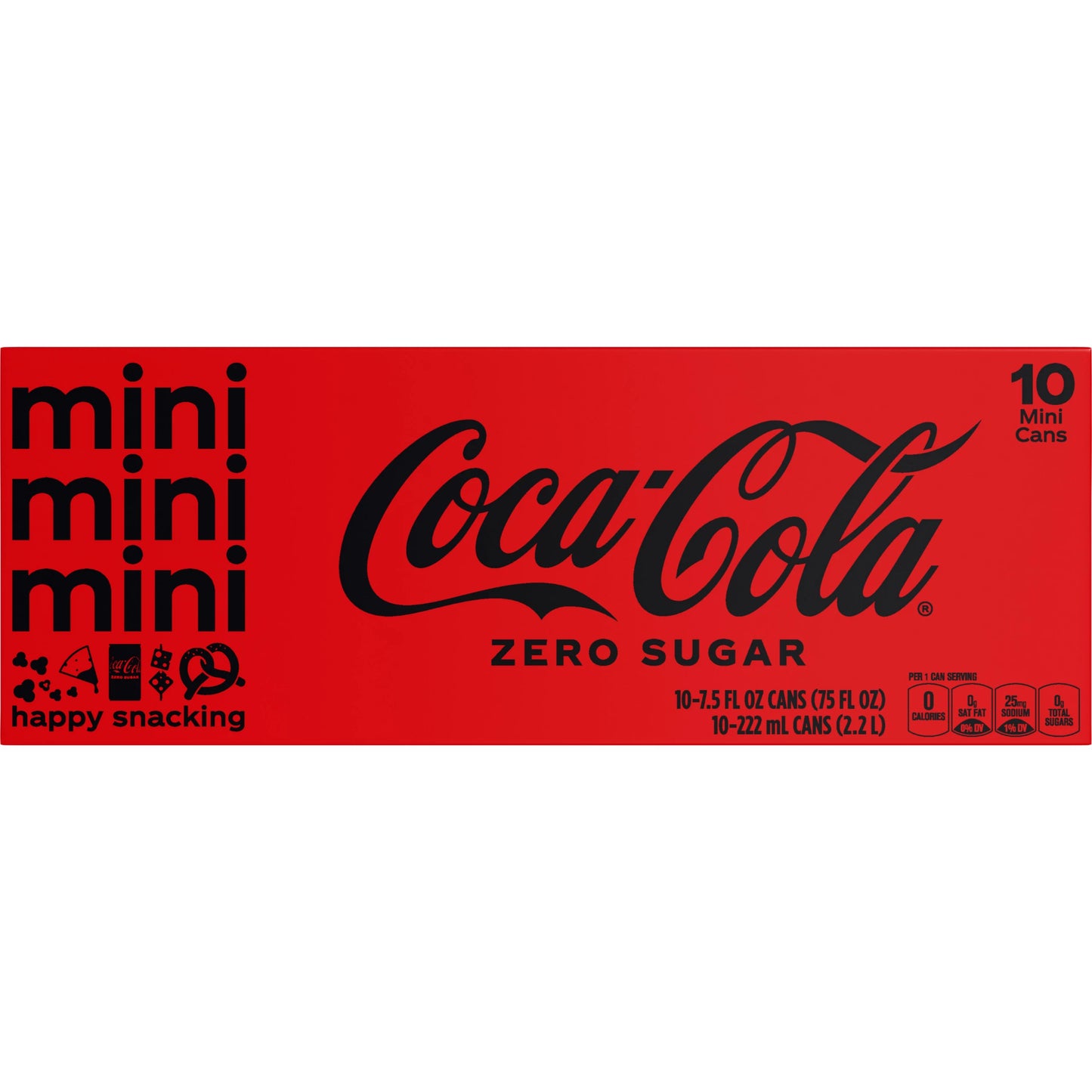 Coca-Cola Zero Sugar Soda Cans 10 x 7.5 fl. oz. bulk pack available from Crabtree Supply. Fast local delivery and nationwide shipping.