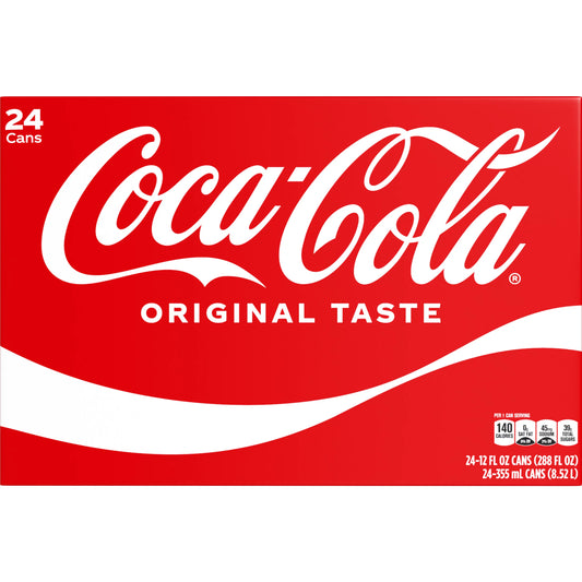 Coca-Cola Classic Soda Economy Case (24 ct, 12 oz) bulk pack available from Crabtree Supply. Fast local delivery and nationwide shipping.