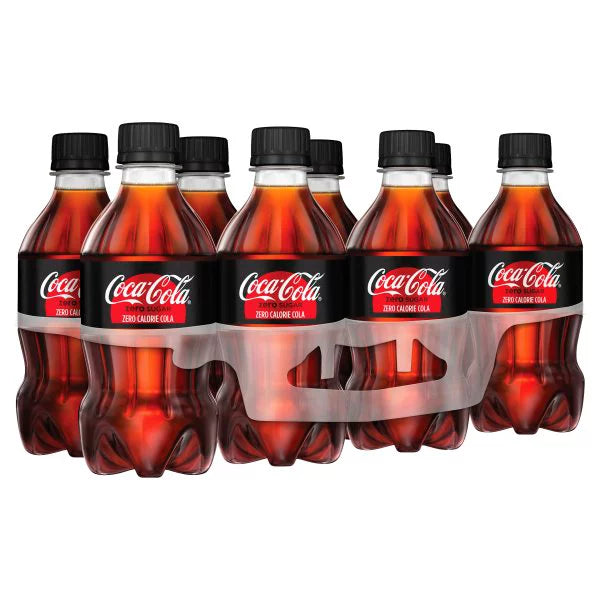 Coca-Cola Zero Sugar Diet Cola 8 x 12 fl. oz. bulk pack available from Crabtree Supply. Fast local delivery and nationwide shipping.