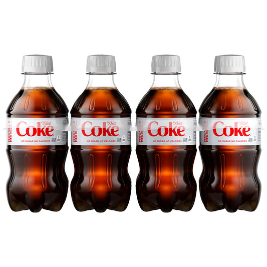 Diet Coke Soda Bottles 8 x 12 fl. oz. bulk pack available from Crabtree Supply. Fast local delivery and nationwide shipping.