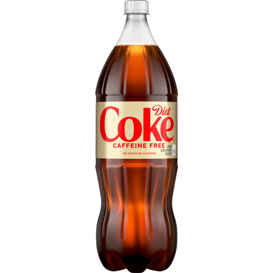 Diet Coke Caffeine Free Soda Bottle 2 liter bulk pack available from Crabtree Supply. Fast local delivery and nationwide shipping.