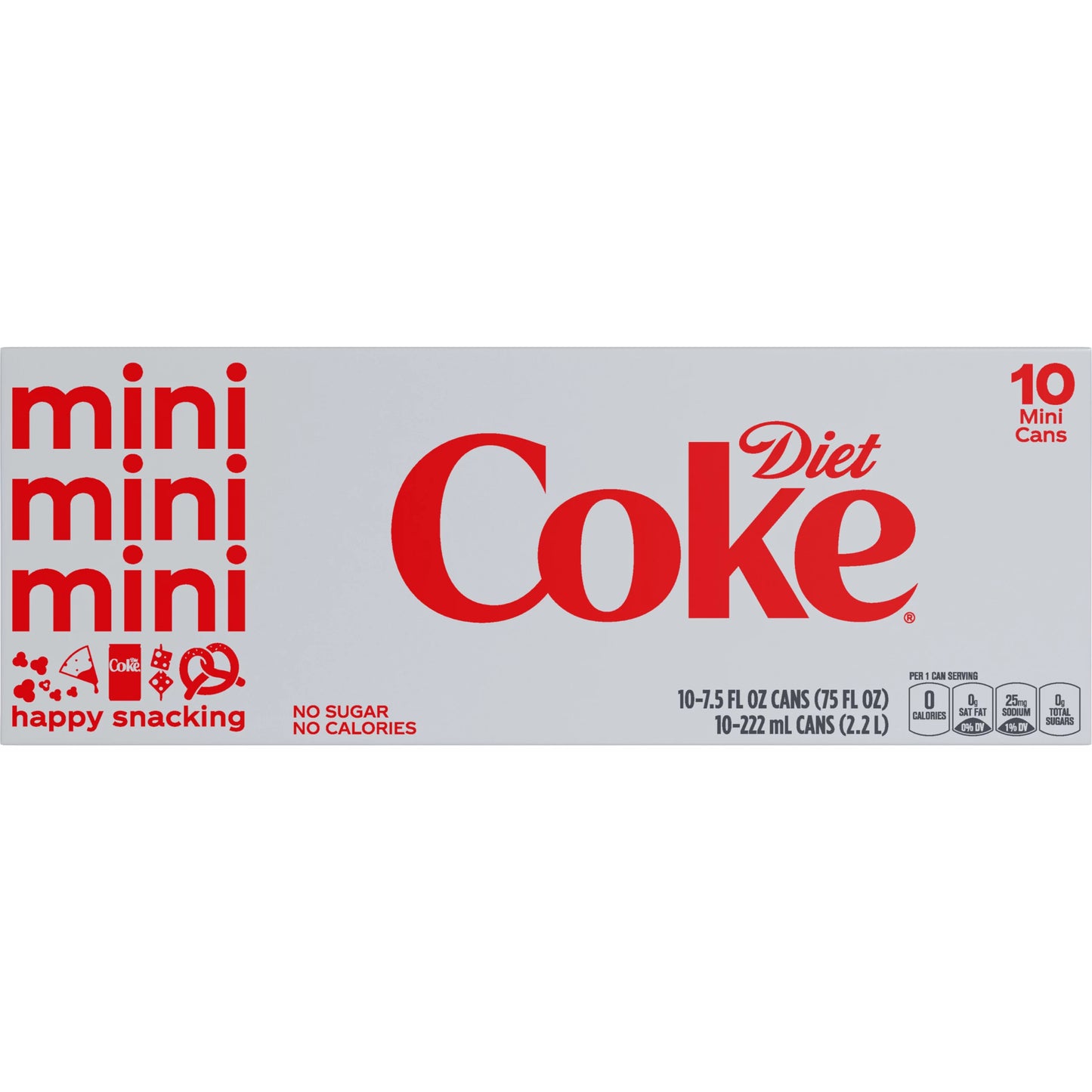 Diet Coke Mini Soda Cans 10 x 7.5 fl. oz. bulk pack available from Crabtree Supply. Fast local delivery and nationwide shipping.