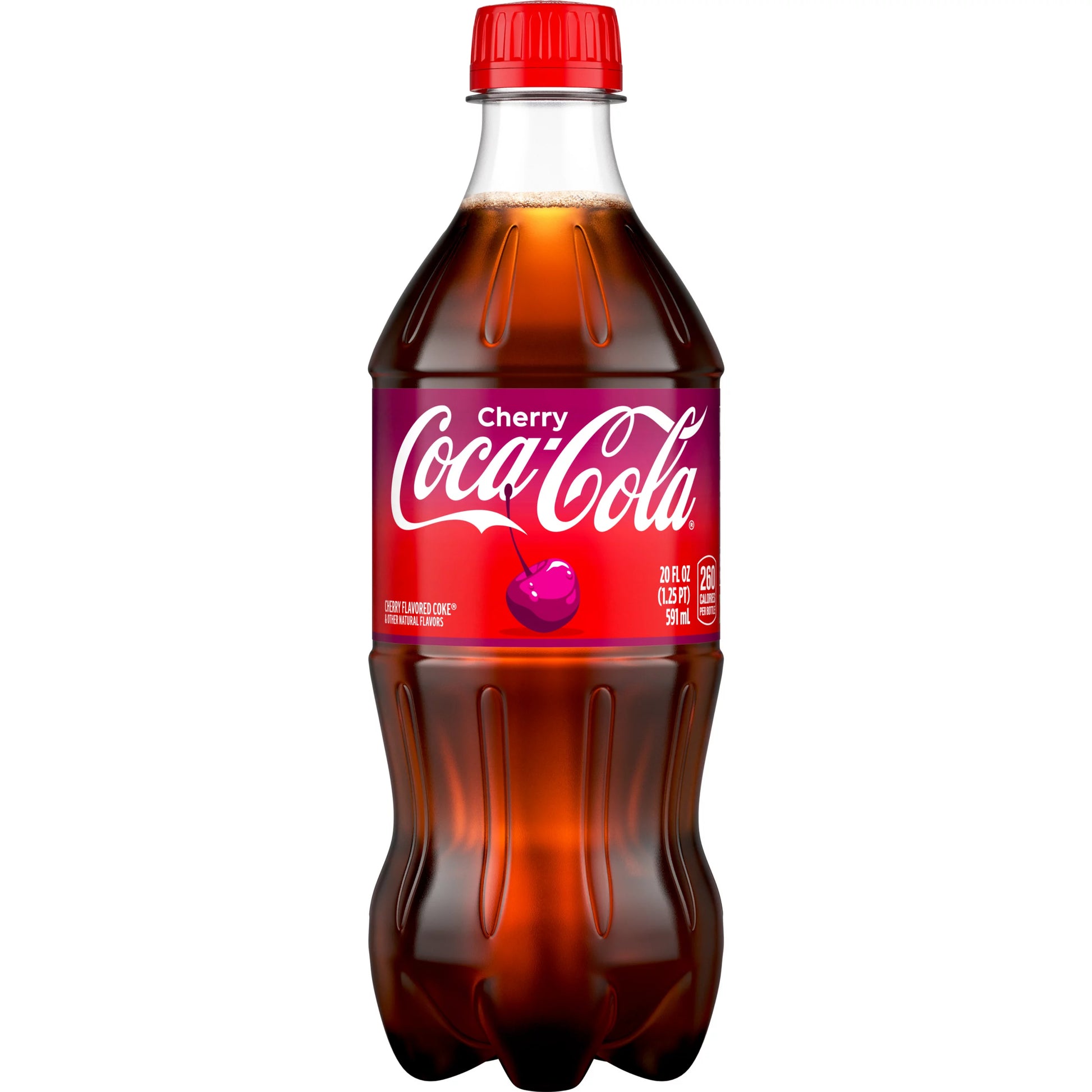 Coca-Cola Cherry Soda Bottle 20 fl. oz. bulk pack available from Crabtree Supply. Fast local delivery and nationwide shipping.