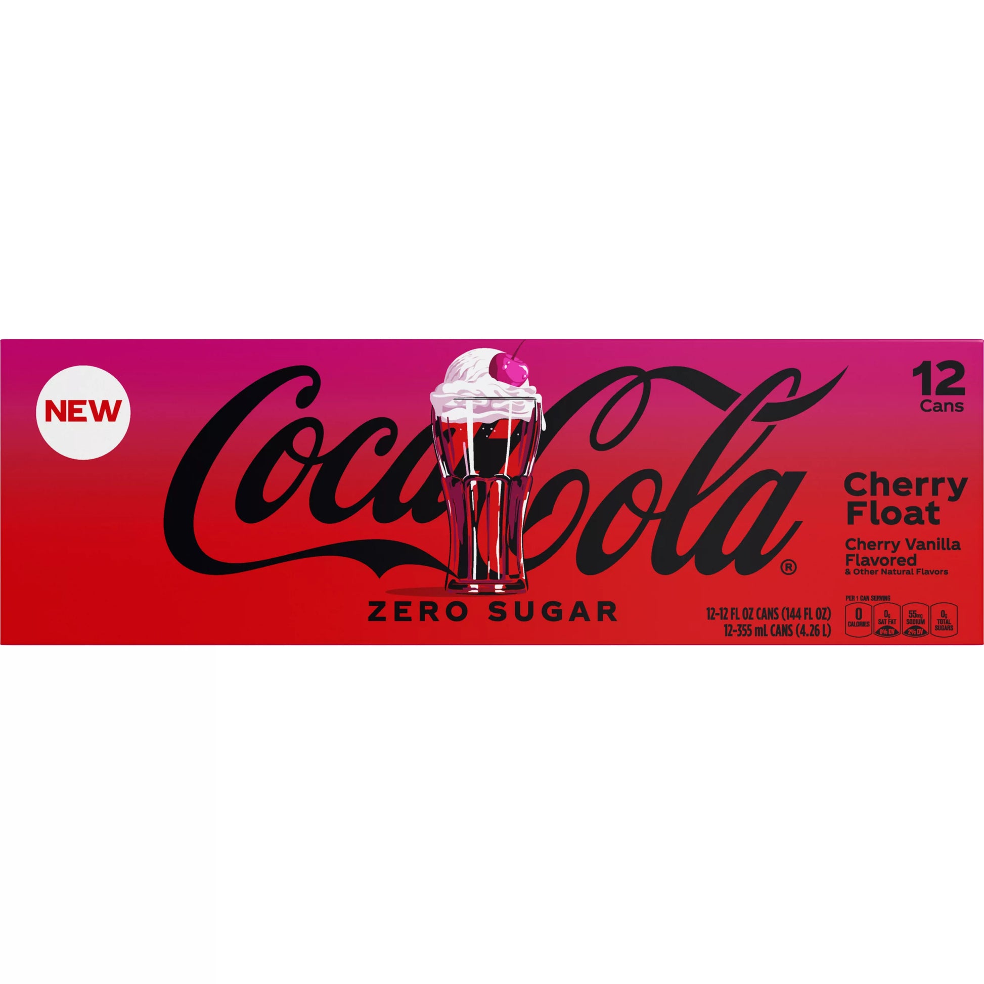 Coca-Cola Zero Sugar Cherry Float Soda Cans 144 fl. oz. bulk pack available from Crabtree Supply. Fast local delivery and nationwide shipping.