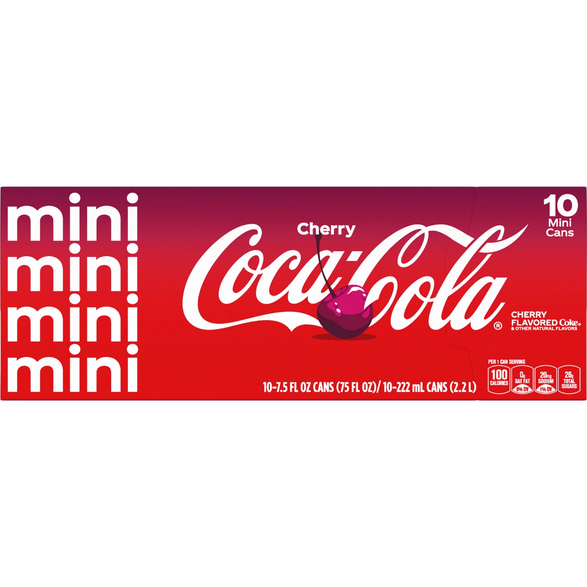 Coca-Cola Cherry Soda Cans 10 x 7.5 fl. oz. bulk pack available from Crabtree Supply. Fast local delivery and nationwide shipping.