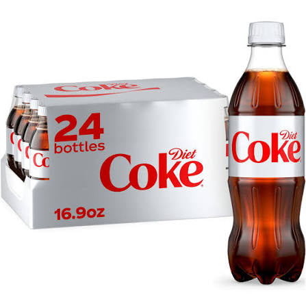 Diet Coke Soda Soft Drink, 16.9 fl. oz., 24 pk. bulk pack available from Crabtree Supply. Fast local delivery and nationwide shipping.