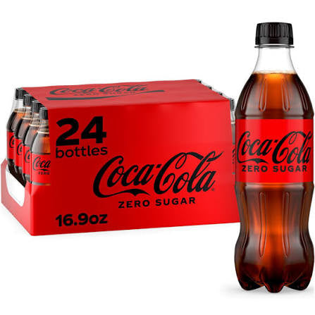 Coca-Cola Zero Sugar Bottles, 16.9 fl. oz., 24 pk. bulk pack available from Crabtree Supply. Fast local delivery and nationwide shipping.