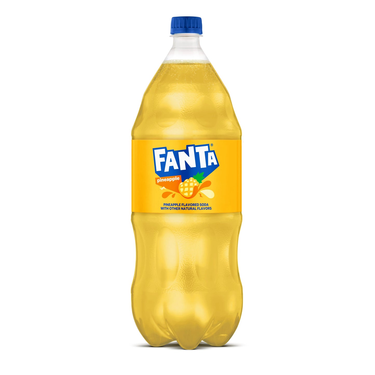 Fanta Pineapple Soda Bottle 2 liter bulk pack available from Crabtree Supply. Fast local delivery and nationwide shipping.