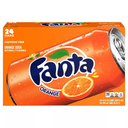 Fanta Orange Soda Economy Case (24 ct, 12 oz) bulk pack available from Crabtree Supply. Fast local delivery and nationwide shipping.
