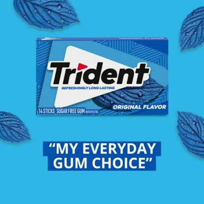 Trident Original Flavor Sugar-Free Gum, 15 pk. – alternate product view 3