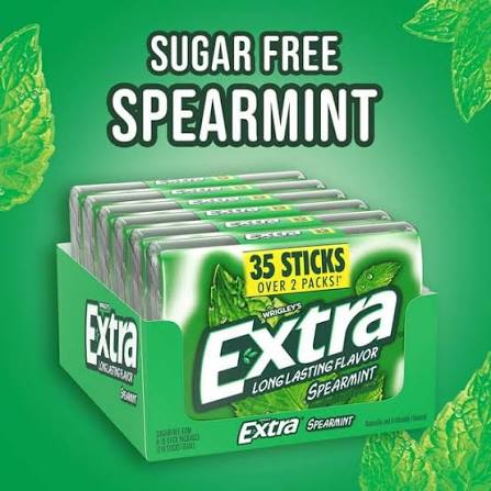 Extra Spearmint Sugarfree Gum, 6 pk. – alternate product view 2