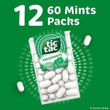 Tic Tac Freshmint Breath Mints, On-The-Go Refreshment, 12 pk./1 oz. – alternate product view 2