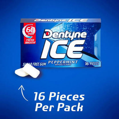 Dentyne Ice Peppermint Gum, 12 pk./16 ct. – alternate product view 2