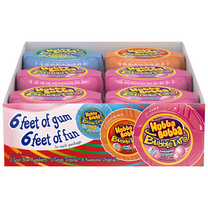 Hubba Bubba Bubble Gum Candy, Variety Pack, 6-Foot Roll, 12 ct. – alternate product view 2