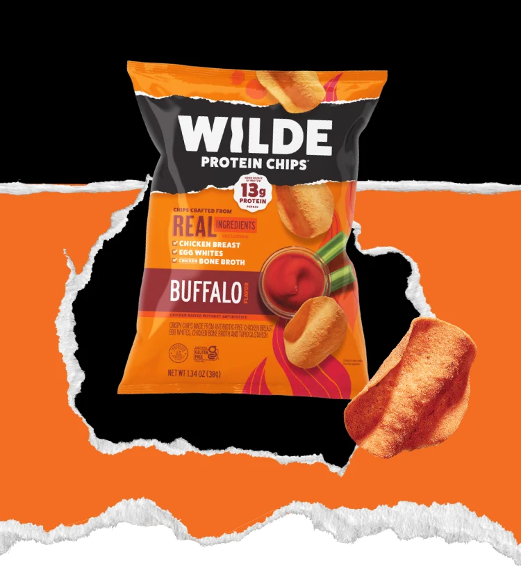 Wilde Buffalo Chicken Protein Chip Case, 10.7 oz. — product image 4