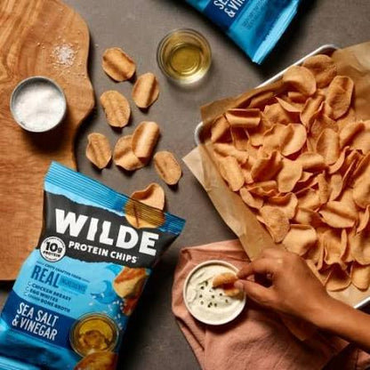 Wilde Sea Salt & Vinegar Protein Chips, 4 oz. — product image 3