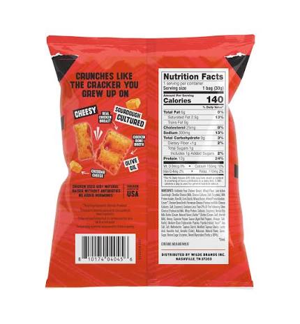 Wilde Hot Honey Protein Crackers, 4.2 oz. — product image 2