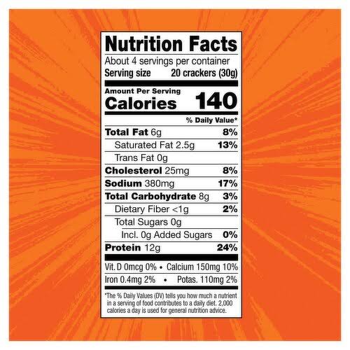 Wilde Buffalo Cheddar Protein Crackers, 4.2 oz. — product image 3