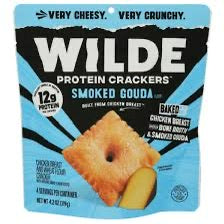 Wilde Smoked Gouda Protein Crackers, 4.2 oz.