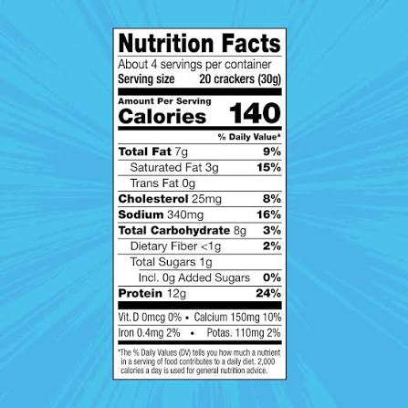 Wilde Smoked Gouda Protein Crackers, 4.2 oz. — product image 3