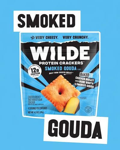 Wilde Smoked Gouda Protein Crackers, 4.2 oz. — product image 4