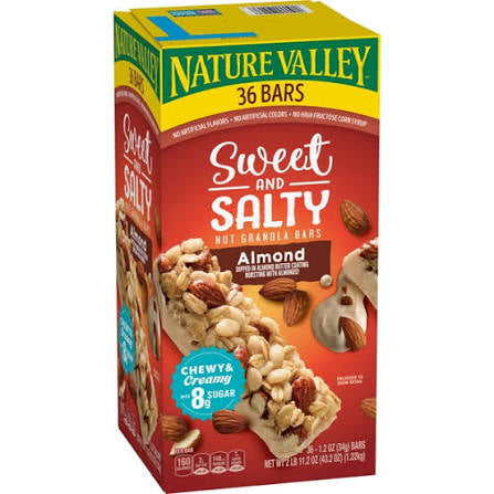 Nature Valley Sweet & Salty Nut Almond Granola Bars, 36 ct.