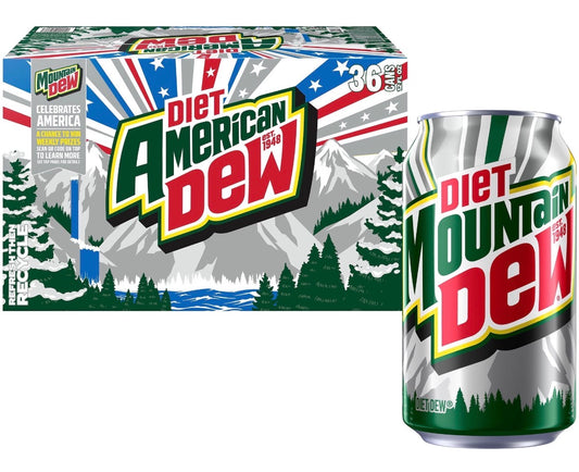 Diet Mountain Dew Diet Citrus Soda (36 ct, 12 oz)