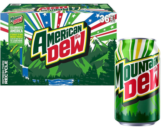Mountain Dew Citrus Soda (36 ct, 12 oz)